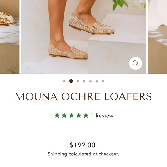 Bulibasha Mouna ochre loafers size 40 - Picture 4 of 5